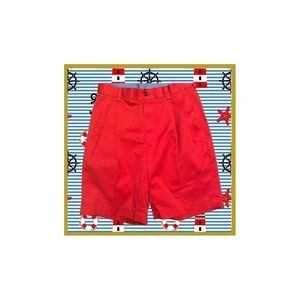 Classic Brooks Brothers Lightweight Advantage Chino Short (Red) W28 pleated